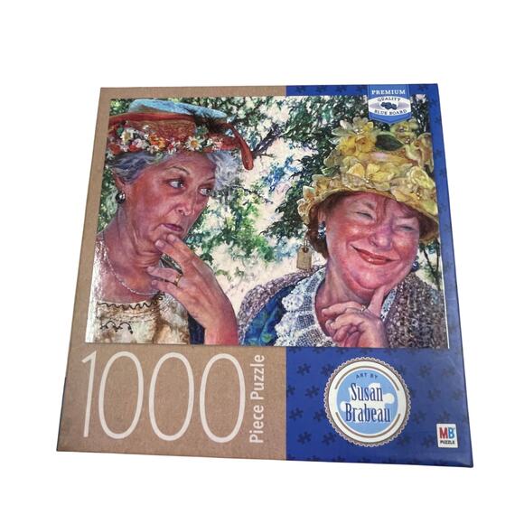 Milton Bradley Susan Brabeau 1000 pc Best Friends Jigsaw Puzzle New in Box - Picture 1 of 4